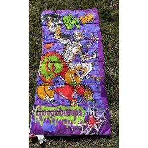 GOOSEBUMPS SLEEPING BAG Skateboard Mummy Slumber 1990s RL Stine Rare